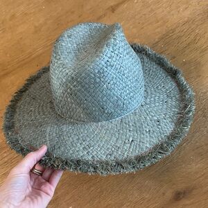 NWT Lola Hats Large Dad’s Hat 100% Raffia Sage
